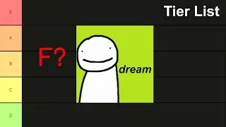 Dream SMP Characters Ranked  l  Tier List