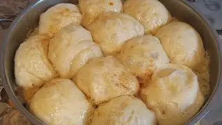Пампушки на пару/Немецкий очень старинный рецепт/Deutsche Dampfnudeli ♥️