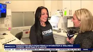 Fox10 Arizona Morning  & Prime IV Hydration & Wellness discuss hydration and nutrient replenishment.