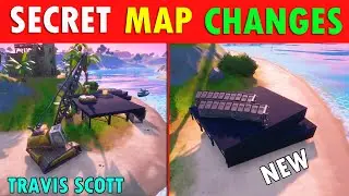 *NEW* SECRET MAP CHANGES! TRAVIS SCOTT CONCERT EVENT! FORTNITE STAGE BEING BUILT (ASTRO WORLD EVENT)