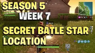 Fortnite week 7 secret battle star location -  season 5