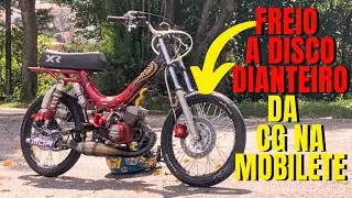 MOBILETE COM FREIO A DISCO DIANTEIRO COMPLETO DE CG !