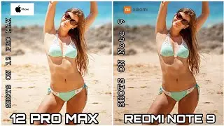 iPhone 12 Pro Max Vs Redmi Note 9 Camera test