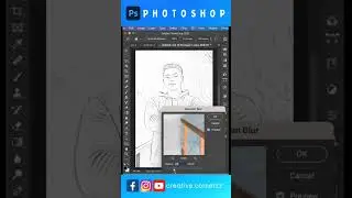 Convert image into sketch using Photoshop #shorts #sketch #photomanipulation
