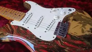 1983 Fender Bowling Ball Stratocaster - A closer look. Clean Strat