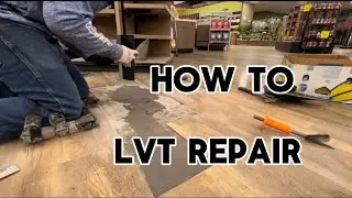 EASY TILE REPAIR LVT! #tilerepair #flooringwork #tiles #vinylplank #remodelingexperts #diy #remodel 