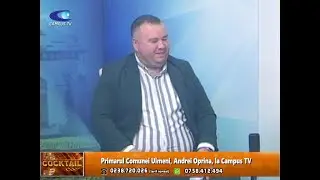 COCKTAIL, 16 MAI, invitat primarul comunei ULMENI, ANDREI OPRINA
