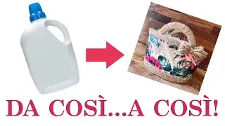 Da flacone a porta oggetti per ogni occasione! ( riciclo creativo) Arte per Te
