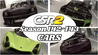 CSR2 Season 142-143 Cars