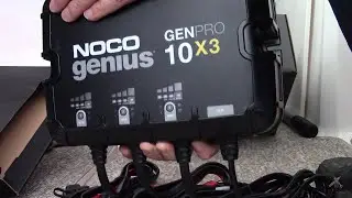 Unbox, Install, Set up Triple Bank NOCO Onboard Charger for Lithium Ion and Lead-Acid Batteries