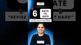 6 Days to GATE 2026 ⏳ | Revise Smart, Not Hard 🔥 | GATE Strategy-Priyanka Ma'am #shorts