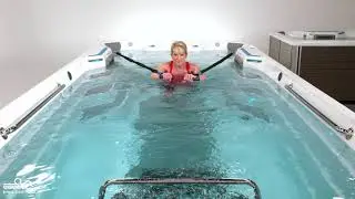 Swim Spa Workout - The Chest Press!