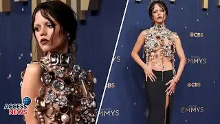 💎🔥 Jenna Ortega Brings Retro Glamour to the Emmy Awards ✨🎬