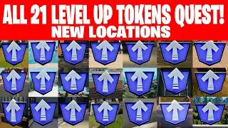 All 21 Level Up Tokens Quests NEW Locations In Fortnite (21 Level Up Token Location)