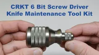 CRKT 6 Bit Screw Driver Knife Maintenance Tool Kit