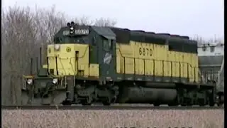 1996_03_11 CNW Marshalltown to Colo Hot Wheels on Hopper NS U23B
