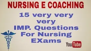 15 Most Important Questions For # AIIMS EXAMS # And all Upcoming exam