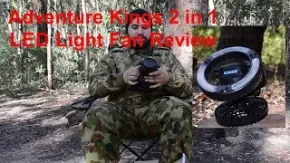 Adventure Kings 2 in 1 LED Light Fan Review