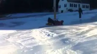SLIDING ON ICE IN VERMONT /W AUNT ESTHER