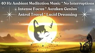 Productivity Music * Concentrate * Improve Focus -  No interruptions 40hz Binaural Beats