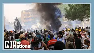 Sudanese anti-coup protesters rally in first major demonstration since Ramadan