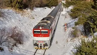 Vlaky Slovensko - F&eacute;nix a prototypov&aacute; sedmička na Fatranoch