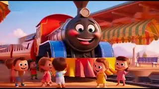 Trein komt Tjoek Tjoek Tjoek | Leuke kinderliedjes