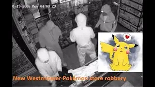 surveillance video Police investigating brazen New Westminster Pok&eacute;mon store robbery