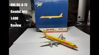 DHL DC-8-73F Gemini Jets 1:400 review