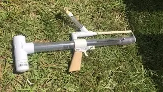 Homemade Nerf Gun: The Rain-Pup Prototype, A Bullpup/Rainbow Hybrid