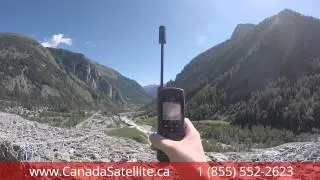 www.CanadaSatellite.ca - Iridium 9555 Satellite Phone - Italian side of Mont Blanc