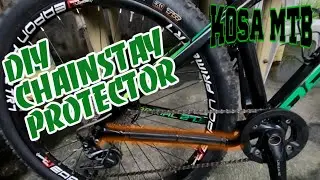 DIY MTB Chainstay Protector