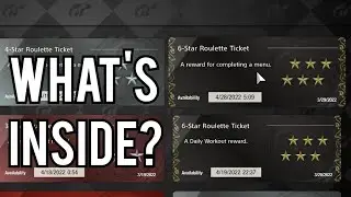 Gran Turismo 7 - Two 6 Star Roulette Tickets Opening