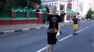 Moscow Longboarding with 