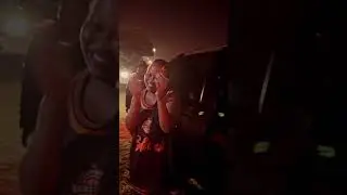 Spreading Humours hosts, Seemah & Yanda Woods at an EFF campaign event