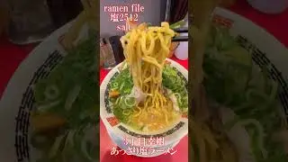 ramen file 塩2512 salt/소금/नमक　麺庭つむぎ・長岡食堂・3丁目幸樹・せんだい