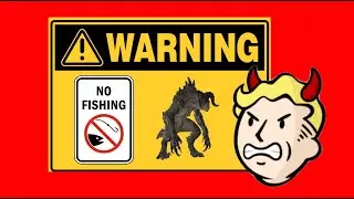 WARNING: Fishing Can Be Dangerous Fallout 76 lol hillarious moments Deathclaw Surf Party Music Video