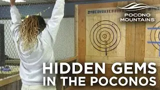 Hidden Gems in the Pocono Mountains | Pocono Axe Works and Trap Door Escape Room