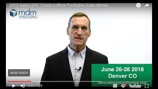 2018 Sales GPS: Create a More Profitable Sales Model