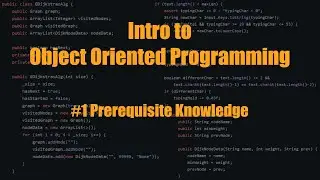 Intro to OOP | #1 Prerequisite Knowledge