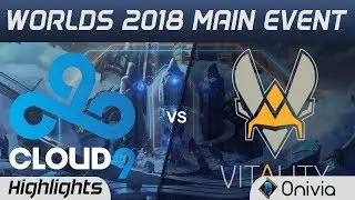 C9 vs VIT Highlights Worlds 2018 Main Event Cloud9 vs Team Vitality by Onivia