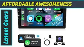 podofo 10.1 Inch Android Car Stereo: Elevate Your Driving Experience!