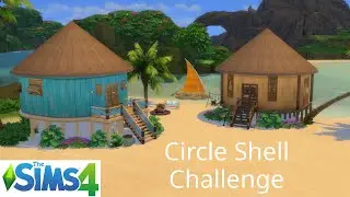 I turned lilsimsie's circle shell challenge into beach houses!