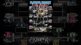 NBA PLAYOFFS BRACKET as of APRIL 30, 2025 (US Time)  #nba #basketball #sports #playoffs #sports