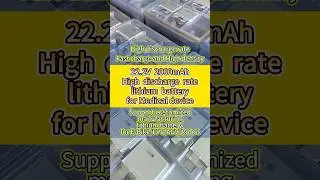 22V 2000mAh high discharge rate lithium battery for Medical device#factory #batteries #source #diy