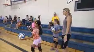 LTYA Volleyball Serving and passing clinic