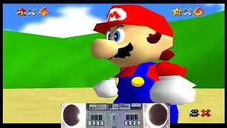 trying to play super mario 64 on a beatmania iidx cabinet