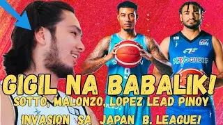 GIGIL NA BABALIK! Kai Sotto, Malonzo, Lopez Lead Pinoy Invasion sa Japan B.League!