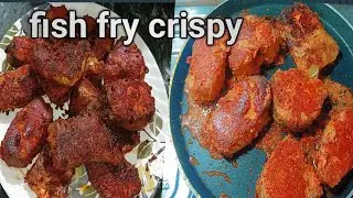 Crispy fish fry/crispy masala fish fry/intant fish fry/5 minutes fish fry 