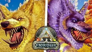 WALKA Z PIERWSZYM BOSSEM! DWA OGROMNE WILKI HATI i SKOLL - ARK: FJORDUR PL #14
